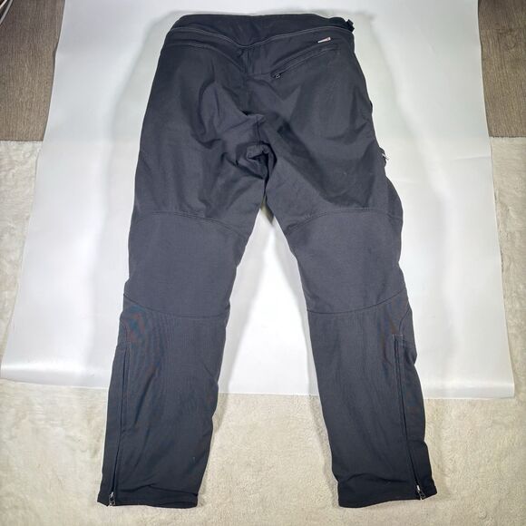 DAINESE TEMPEST 2 D-DRY PANTS BLACK SIZE EU 52 Us 36 Armor Motorcycle Riding - Picture 4 of 11